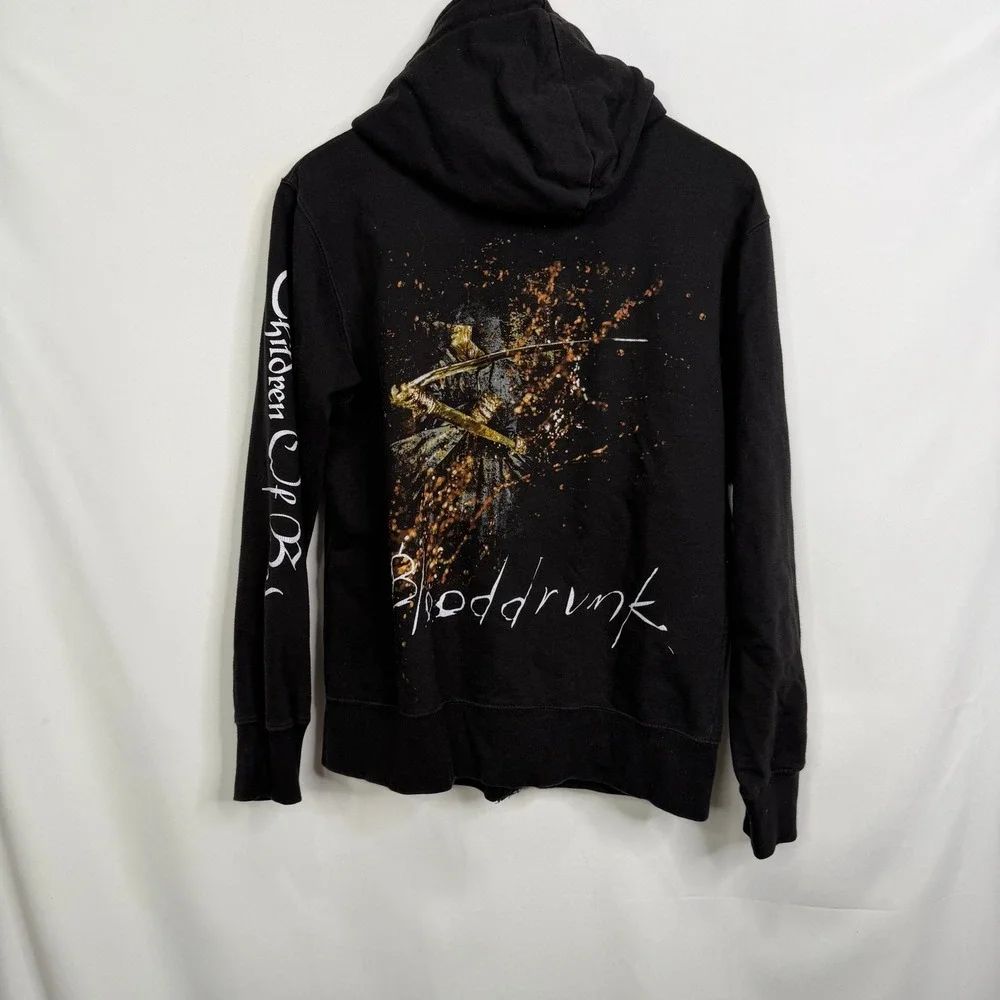 Children of Bodom Blooddrunk Black Zip Up Hoodie Bravado Mens Small Band Merch‎